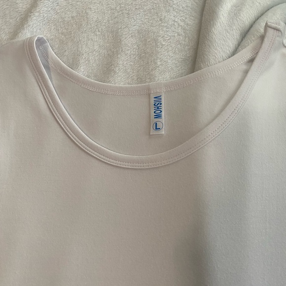 White short sleeve dress - Picture 4 of 6